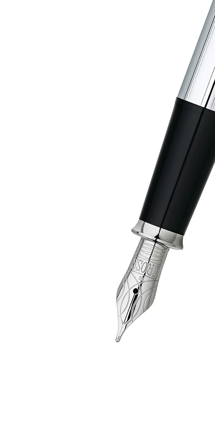 Personalized Cross Townsend Lustrous Chrome Stainless-Steel Medium Nib Fountain Pen