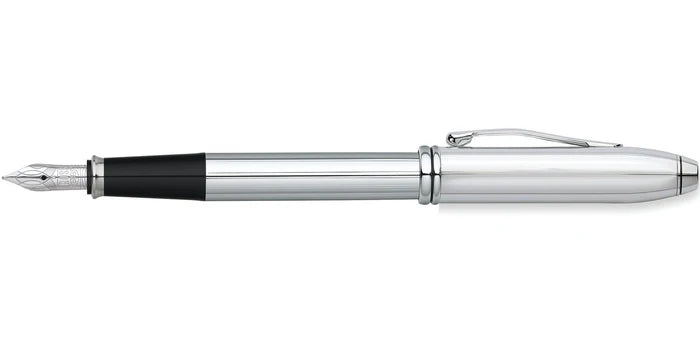 Personalized Cross Townsend Lustrous Chrome Stainless-Steel Medium Nib Fountain Pen