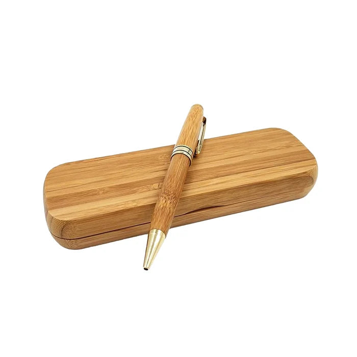 Personalized wood pen and box set for executive gifts