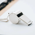 Personalized coach or referee whistle in metal with custom engraving