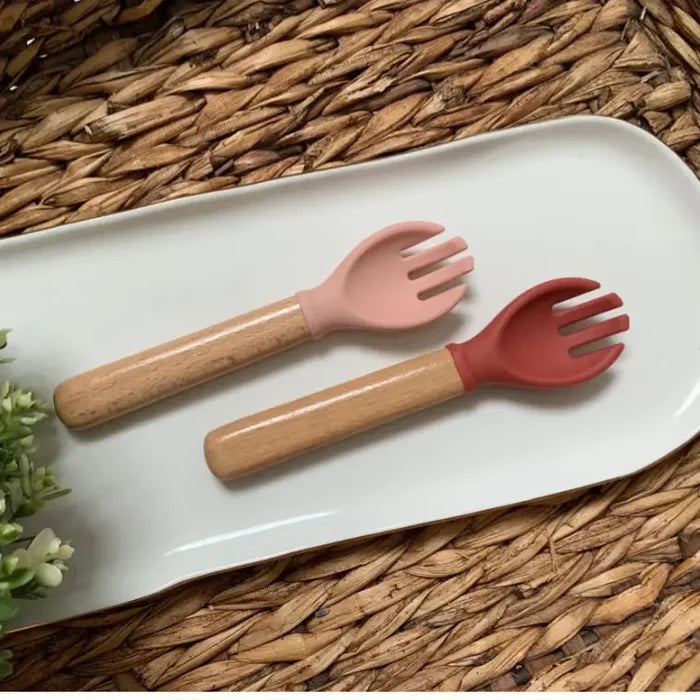 Personalized Silicone Baby Forks