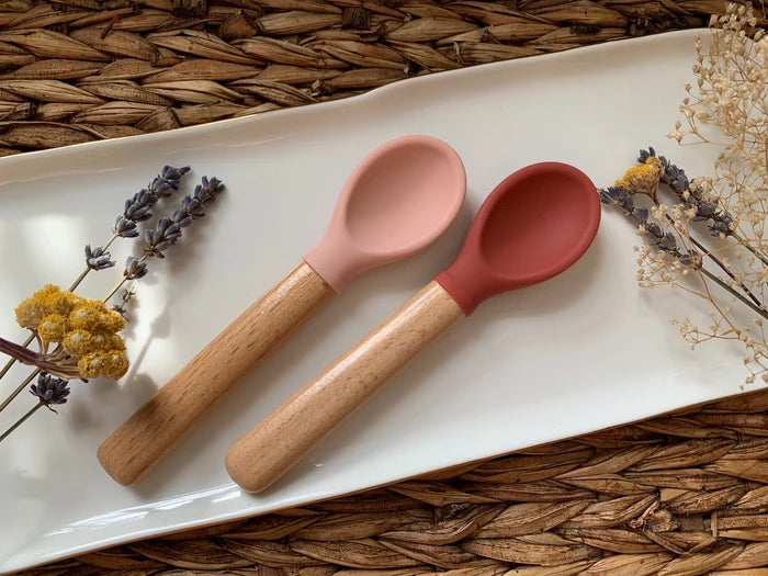Personalized Silicone Baby Spoon – BPA-Free Feeding Gift