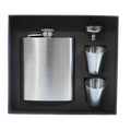 Silver Flask & Shot Set