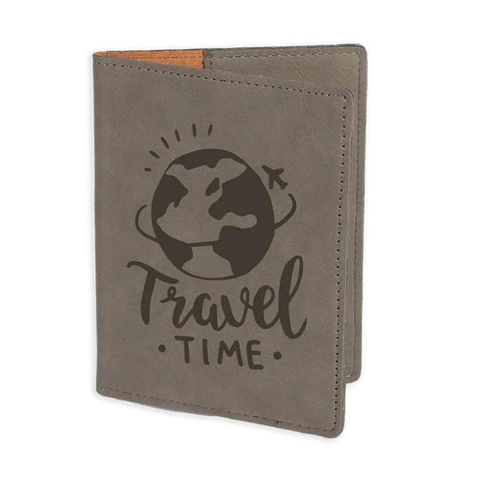 Personalized Vegan Leather Passport Cover