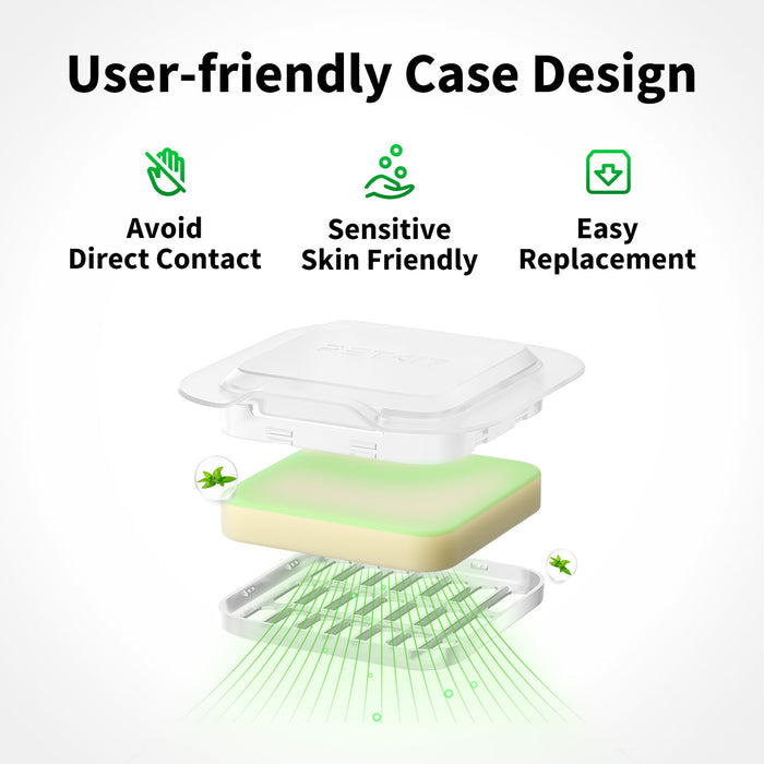 Pet Odor Eliminator N50 2.0 with a protective case design that avoids direct contact, supports sensitive skin, and allows easy replacement
