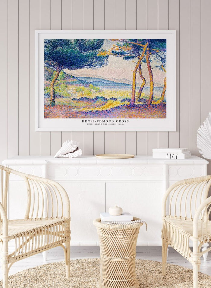 Pines Along the Shore by Henri-Edmond Cross Print_Sugar & Canvas_Henri-Edmond Cross