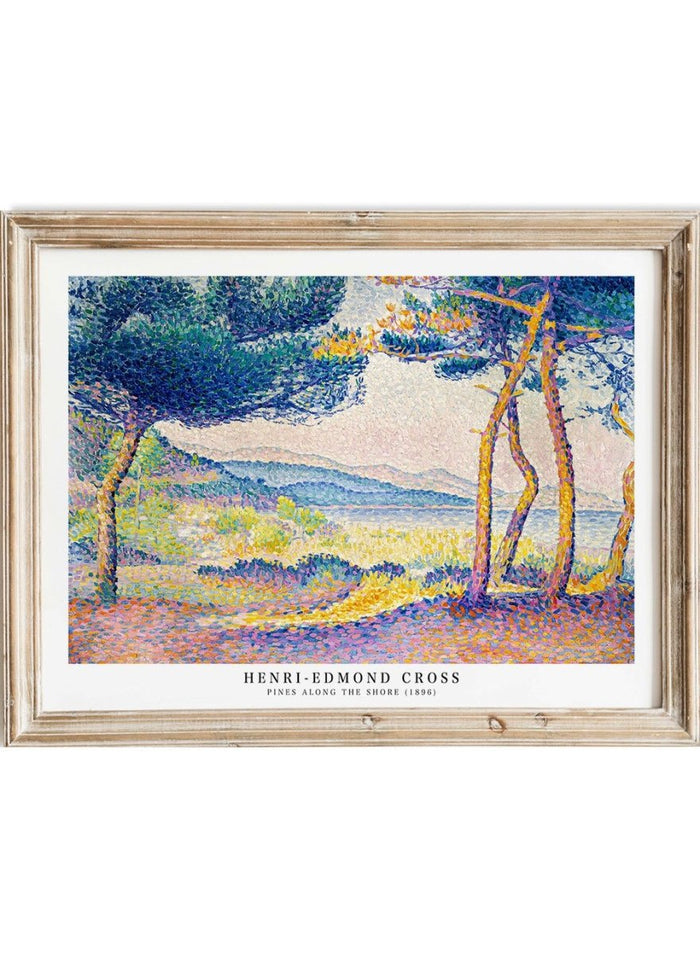 Pines Along the Shore by Henri-Edmond Cross Print_Sugar & Canvas_Henri-Edmond Cross
