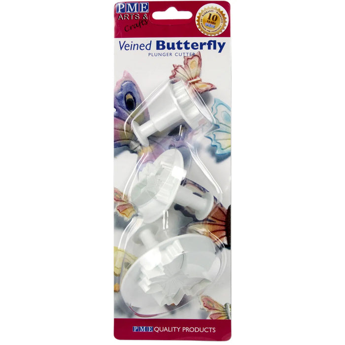 PME Butterfly Plunger Cutters – Small, Medium & Large, Set of 3
