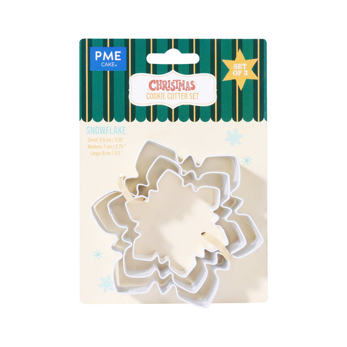 PME Christmas Snowflakes Cookie Cutters, Set of 3