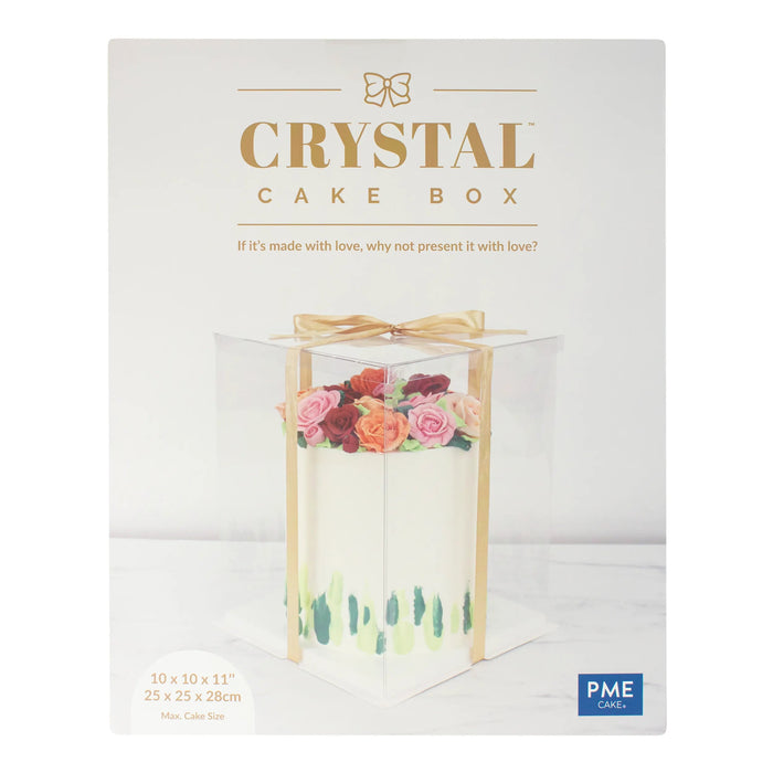 PME Crystal Clear Cake Box – 10 in