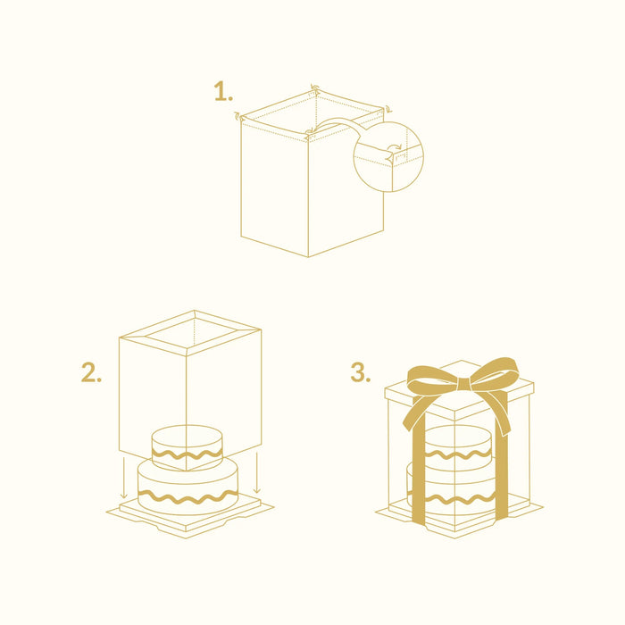 PME Crystal Clear Cake Box – 12 in