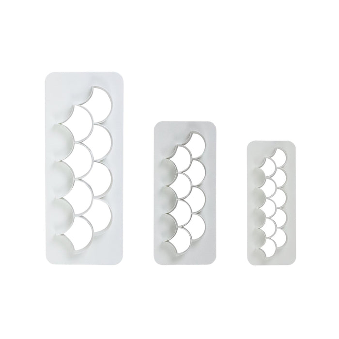 PME Fish Scale Geometric Cutter, Set of 3