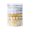 PME Foil Lined Cupcake Cases, Metallic Gold & Silver