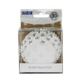 PME Foil Lined Cupcake Cases, Silver Polka Dots