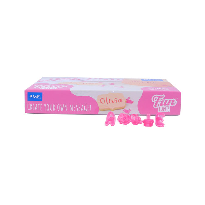 PME Fun Fonts  Alphabets Stamp Set, Upper and Lower Case Collection 3