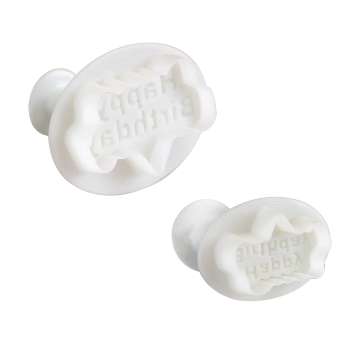 PME Happy Birthday Plunger Cutters – Medium & Large, Set of 2