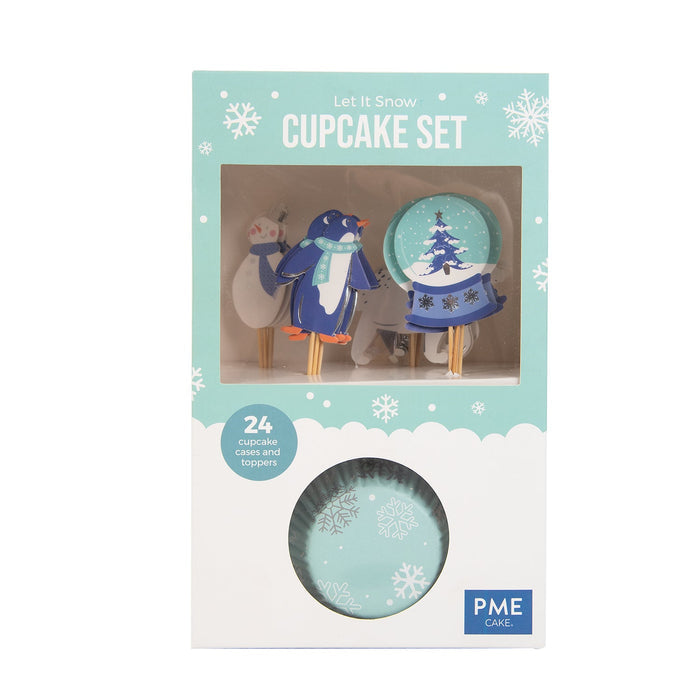 PME Let it Snow Cupcake Set