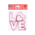 PME LOVE Cookie Cutter, Set of 5