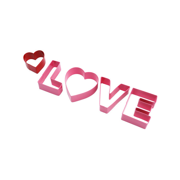 PME LOVE Cookie Cutter, Set of 5