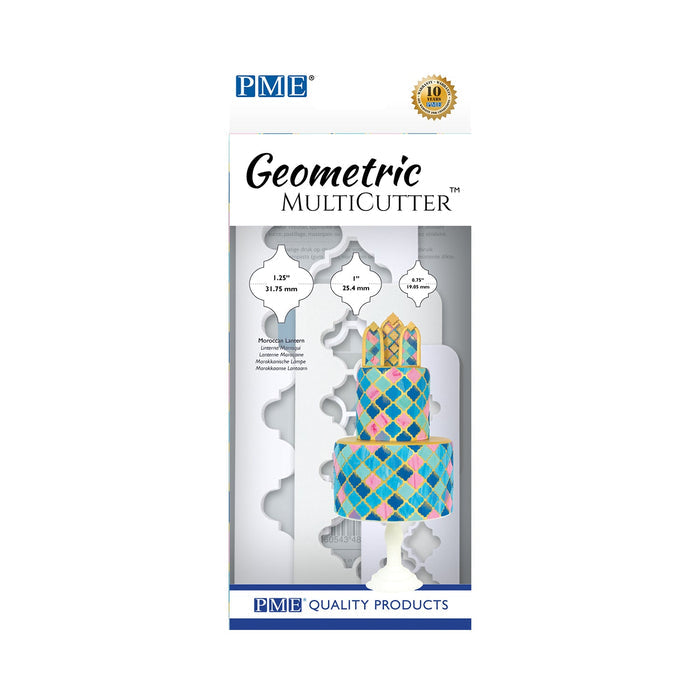 PME Moroccan Lantern Geometric Cutter, Set of 3