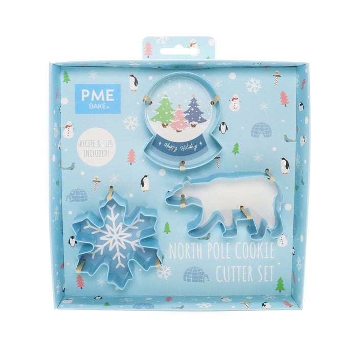 PME North Pole Cookie Cutter, Set of 3
