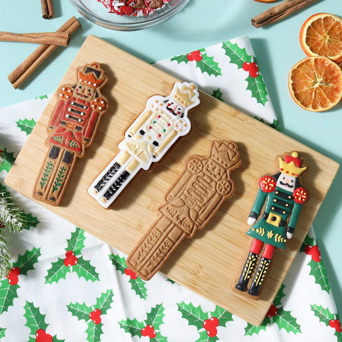 PME Nutcracker Cookie Cutter & Stamp, Set of 2