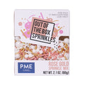 PME Out of the Box Sprinkles - Rose Gold Sprinkles (2.1oz)