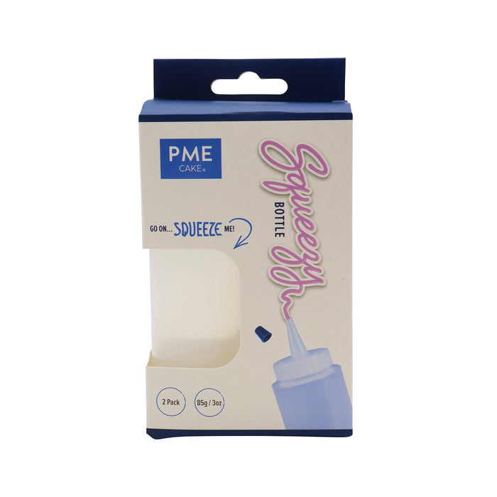PME Plastic Squeeze Bottle 3oz, Pack of 2