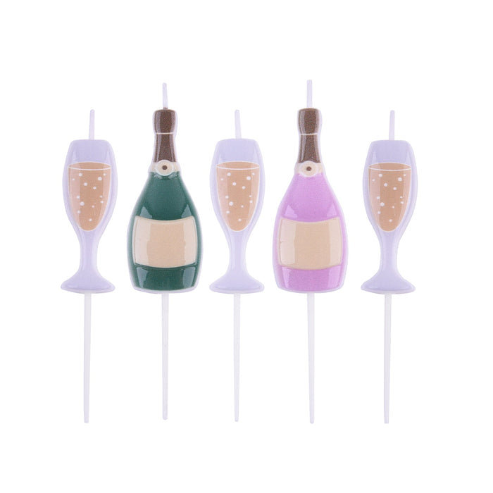 PME Prosecco Themed Candle, Set of 5