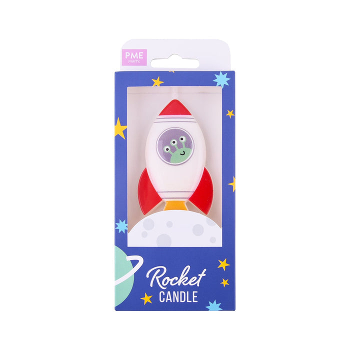 PME Rocket Themed Candle