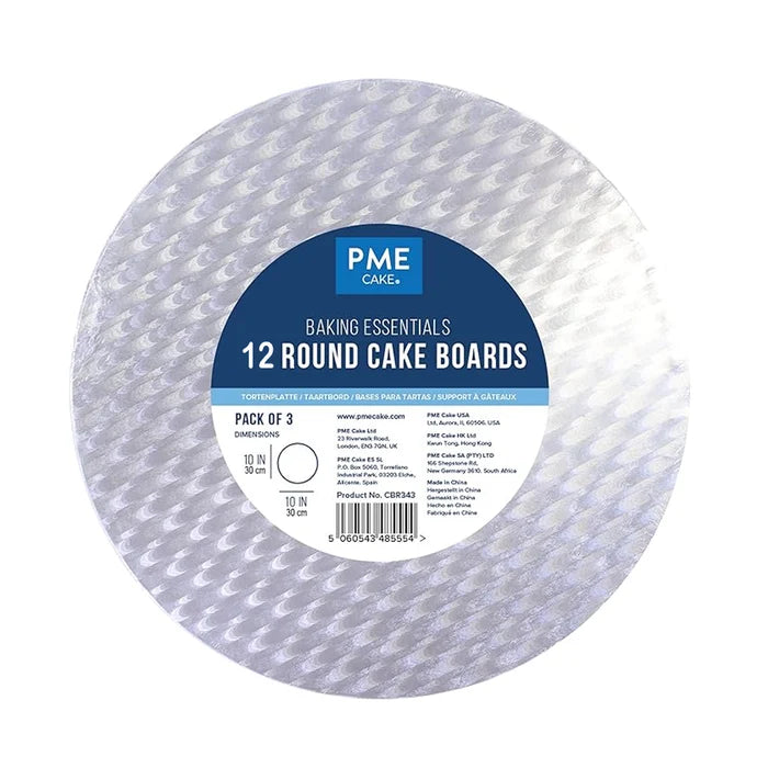 PME Round Cake Board 12in, Set of 3