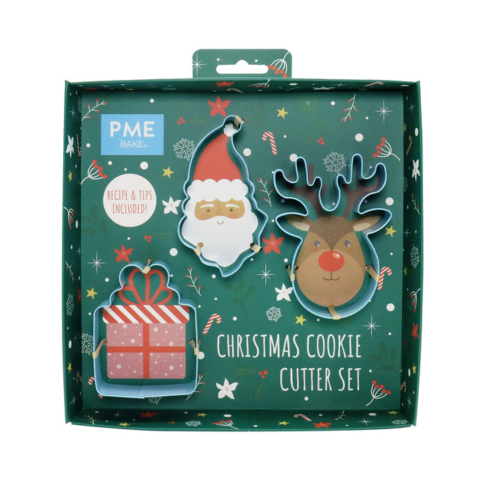 PME Santa Cookie Cutter, Set of 3