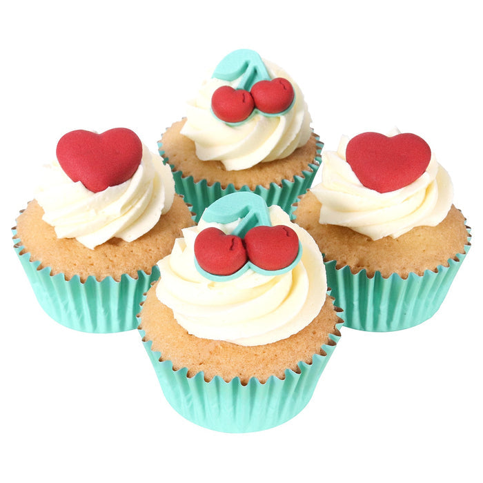 PME Valentines Mon Cheri Edible Sugar Decorations, Pack of 12
