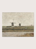 "Polder with Mills near Overschie" Art Print_Sugar & Canvas_Paul Gabriël