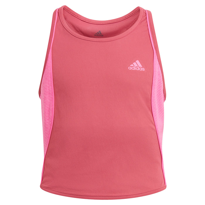 Adidas Pop Up Girls Tennis Tank - Wild Pink/Screaming Pink