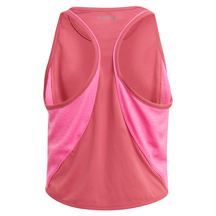 Adidas Pop Up Girls Tennis Tank - Wild Pink/Screaming Pink