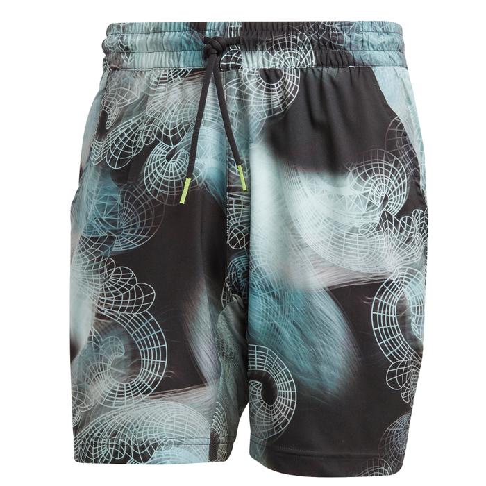 Adidas Printed AEROREADY Ergo Pro Men Tennis Shorts - Black