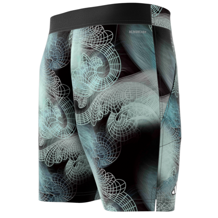 Adidas Printed AEROREADY Ergo Pro Men Tennis Shorts - Black