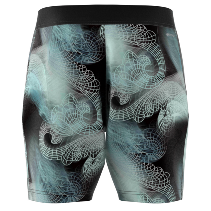 Adidas Printed AEROREADY Ergo Pro Men Tennis Shorts - Black
