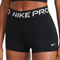 Nike Pro 3" Womens Tennis Shorts - Black/White