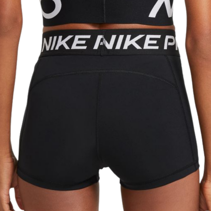 Nike Pro 3" Womens Tennis Shorts - Black/White