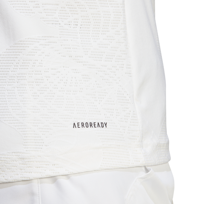 Adidas Pro AEROREADY FreeLift Mens Tennis T-Shirt - White/Black