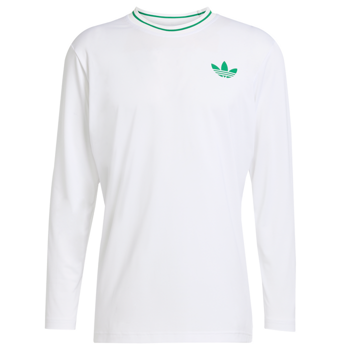 Adidas Pro Climacool Long Sleeve Mens Tennis Tee - White