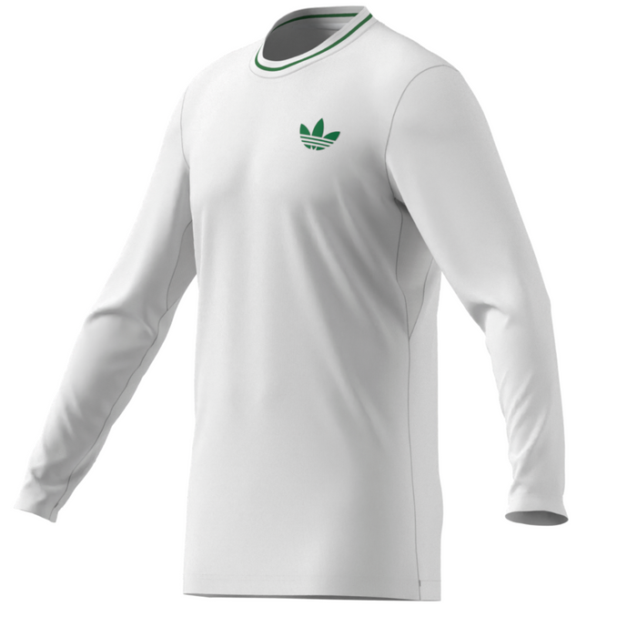 Adidas Pro Climacool Long Sleeve Mens Tennis Tee - White