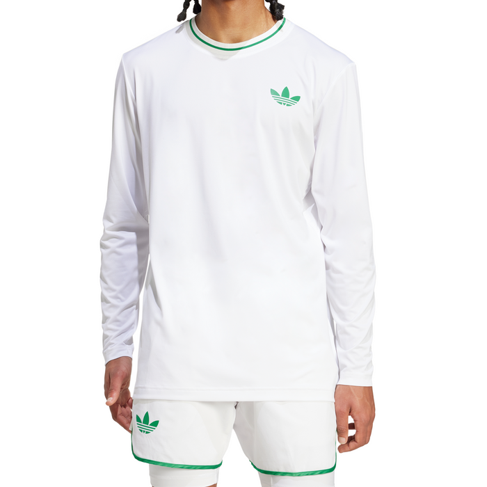 Adidas Pro Climacool Long Sleeve Mens Tennis Tee - White