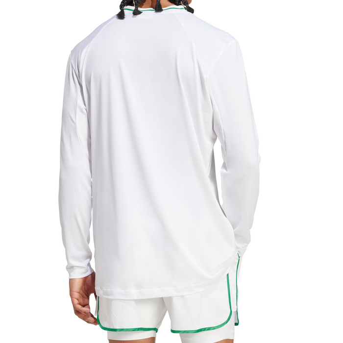 Adidas Pro Climacool Long Sleeve Mens Tennis Tee - White