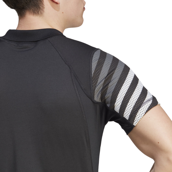 Adidas Pro FreeLift Men Tennis Polo Shirt - Black
