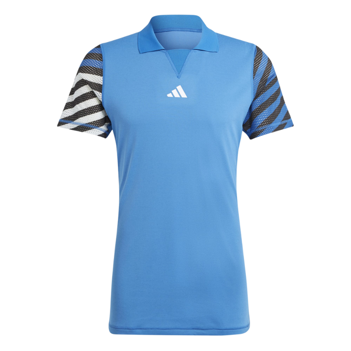 Adidas Pro FreeLift Men Tennis Polo Shirt - Bright Royal