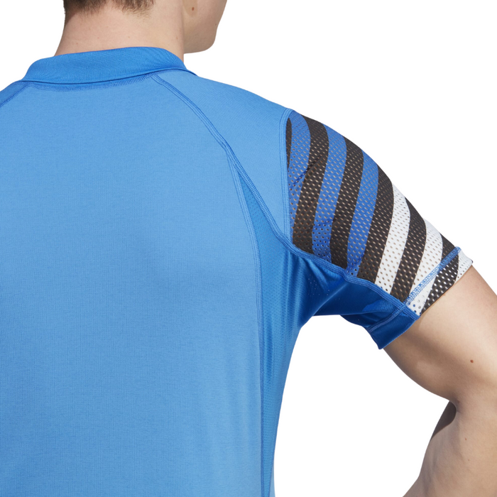 Adidas Pro FreeLift Men Tennis Polo Shirt - Bright Royal