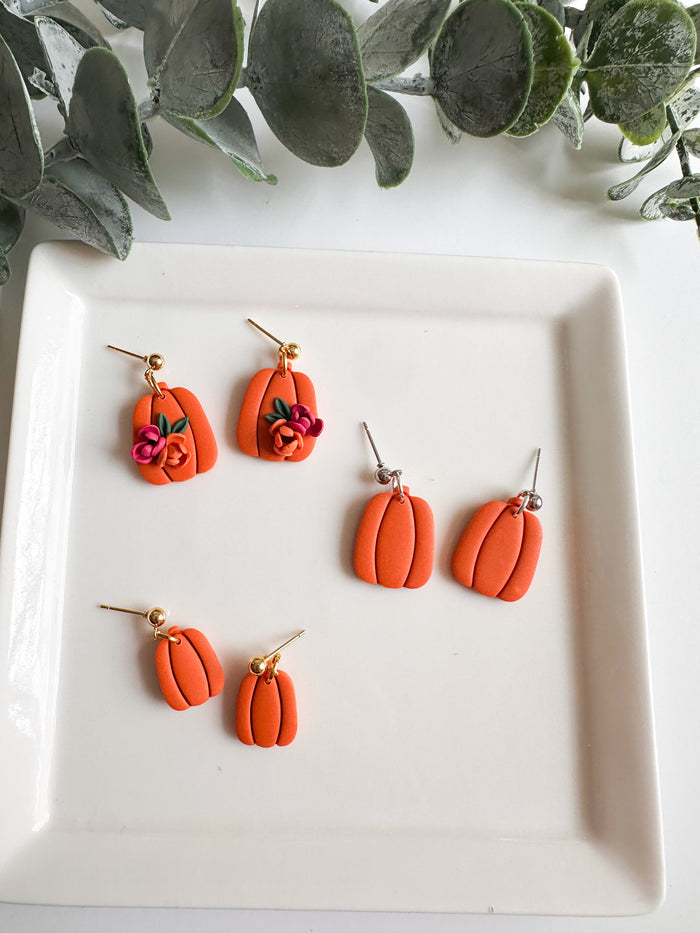 Pumpkin Earrings